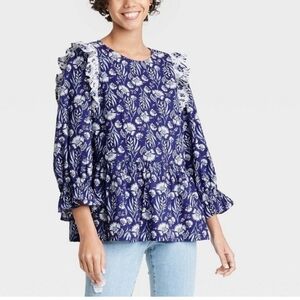 NWT Universal Thread Long Sleeve Blouse